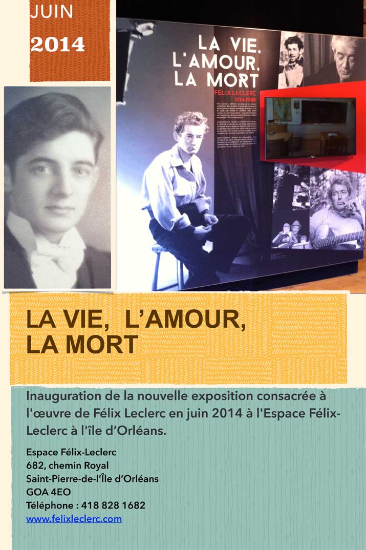 Exposition Félix Leclerc