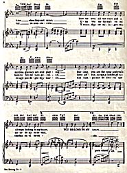 You Belong To My Heart